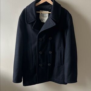 American Eagle Outfitters Men's Navy Peacoat